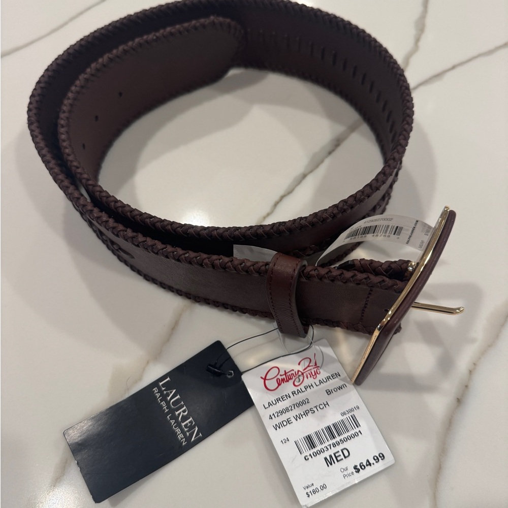 Lauren Ralph Lauren Brown Leather Belt